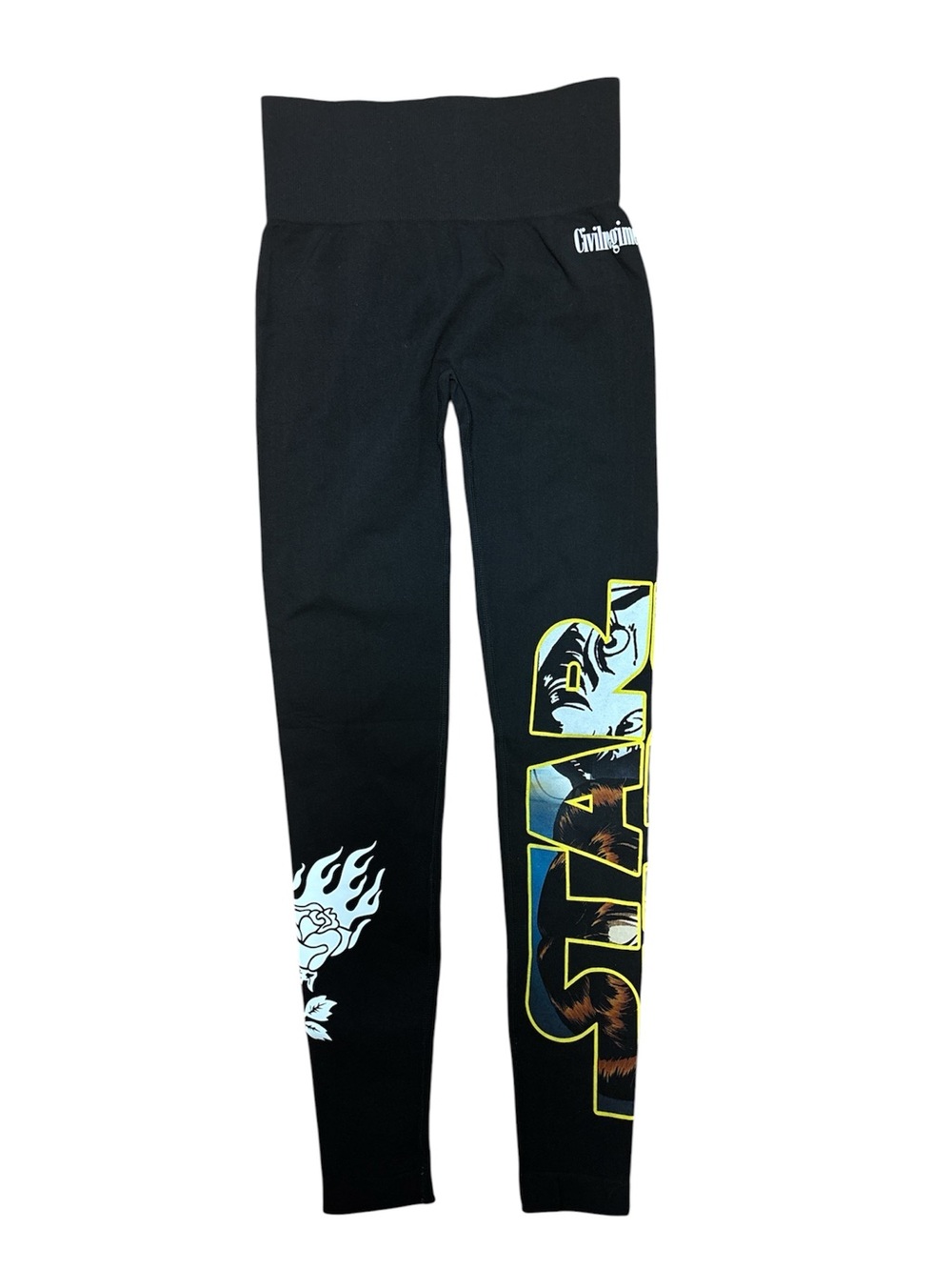 Civil Regime Star Wars Collab Black Butt Scrunch Leggings Size: Small NWT